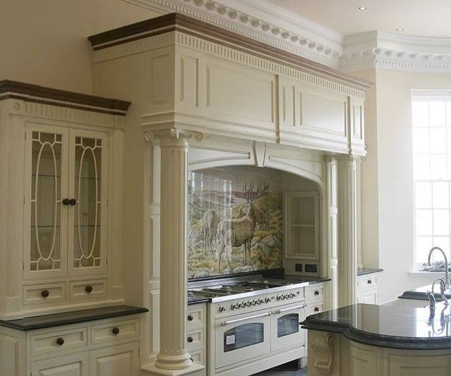 Hand painted kitchen