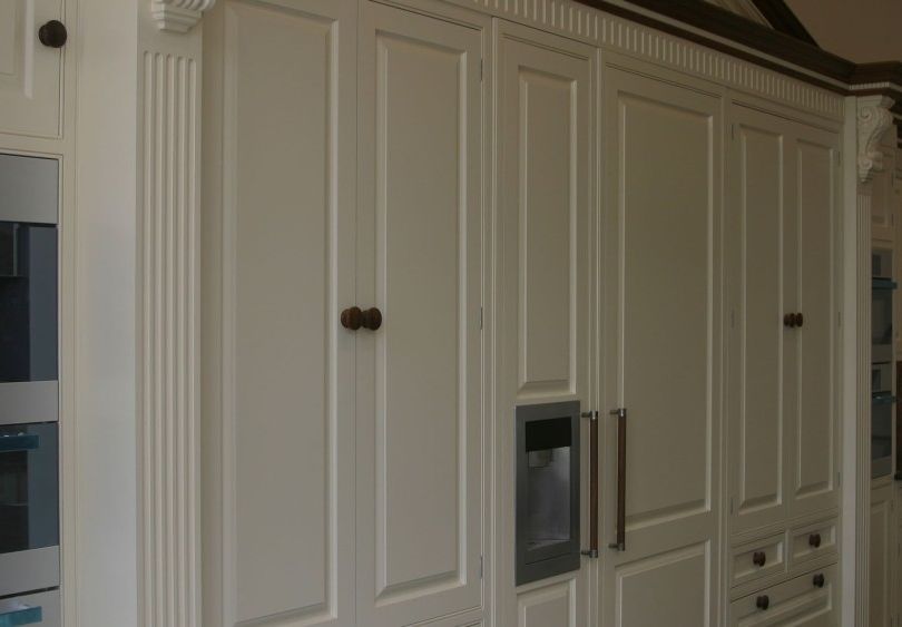 white painted wardrobes