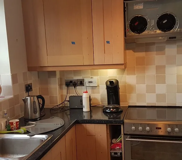 a customers finished kitchen