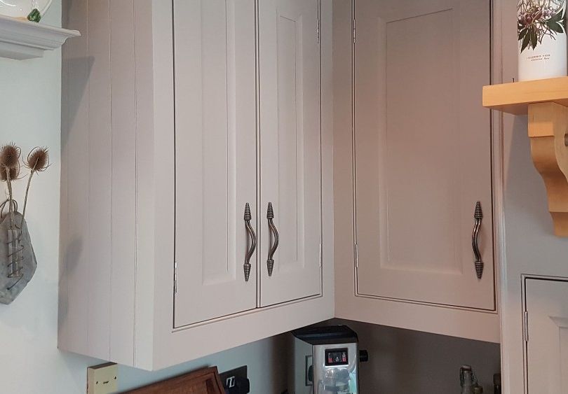 white kitchen cupboards